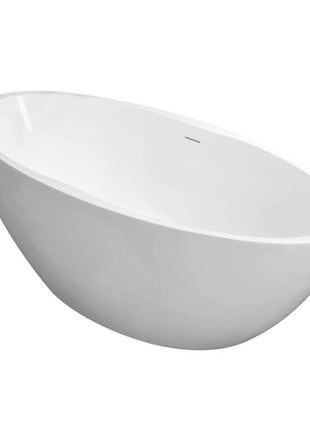 Vtw Living Vrijstaand Bad Ovaal - Ligbad - Mat Wit 170×78 cm
