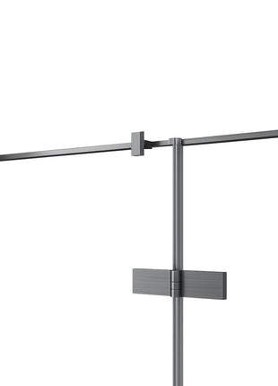 Vtw Living - Stijlvolle Gun Metal Nisdeur - Deur Links - 100×200 cm - Nano Coating