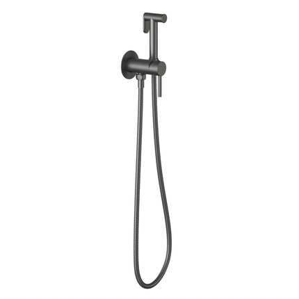 Vtw Living - Bidetkraan - Bidetmengkraan - Gun Metal Grijs - Warm En Koud Water - Pvd Coating