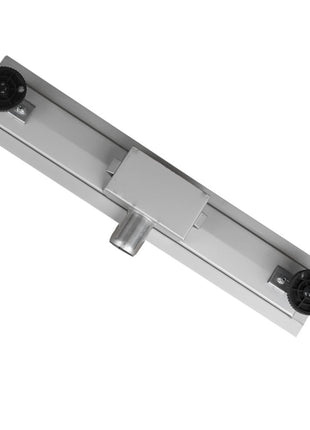 Vtw Living - Douchegoot Rvs Met Flens - Verstelbaar - 80 x 7 cm