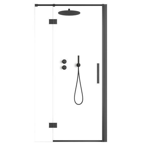 Vtw Living - Stijlvolle Gun Metal Nisdeur - Deur Rechts - 100×200 cm - Nano Coating