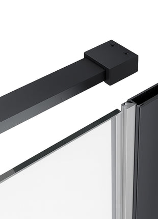 Vtw Living - Stijlvolle Gun Metal Nisdeur - Deur Links - 100×200 cm - Nano Coating