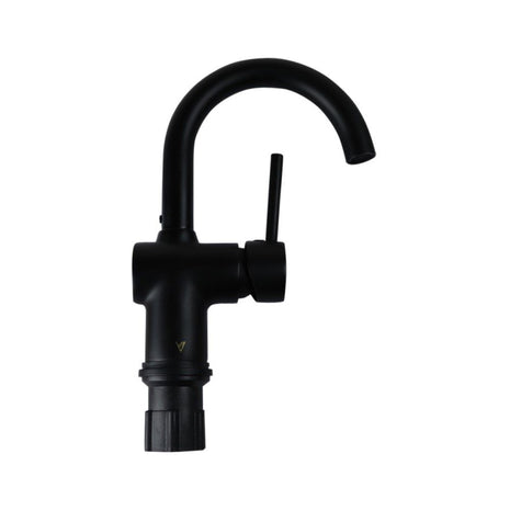 Vtw Living - Mengkraan Mat Zwart - Messing - 27 cm hoog