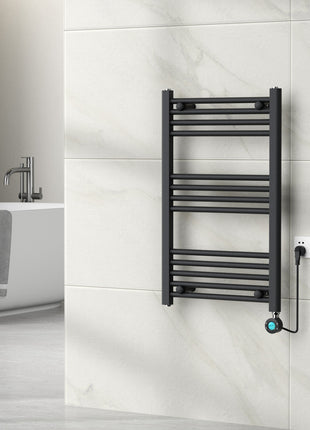 Vtw Living - Handdoekradiator Elektrisch 800 × 500 mm - Mat Zwart - 300 Watt