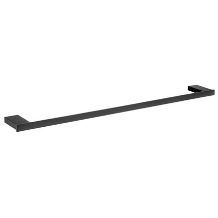Vtw Living - Handdoekrek - Handdoekstang - Mat Zwart - 60 × 6,6 × 1,6 cm