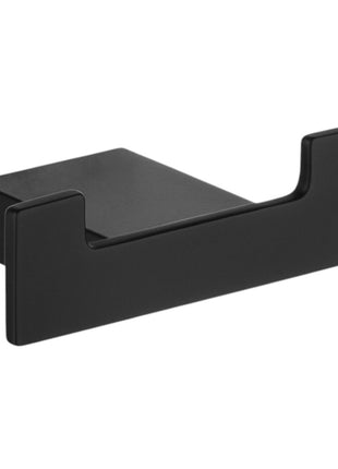 Vtw Living - Wandhaak Mat Zwart - Kapstok en Handdoekhouder - 8,1 × 9 × 7,5 cm