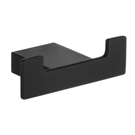 Vtw Living - Wandhaak Mat Zwart - Kapstok en Handdoekhouder - 8,1 × 9 × 7,5 cm