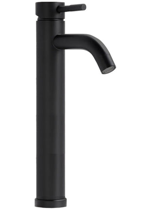 Mengkraan - Wastafelkraan Mat Zwart - Hoog model - 30 cm hoog