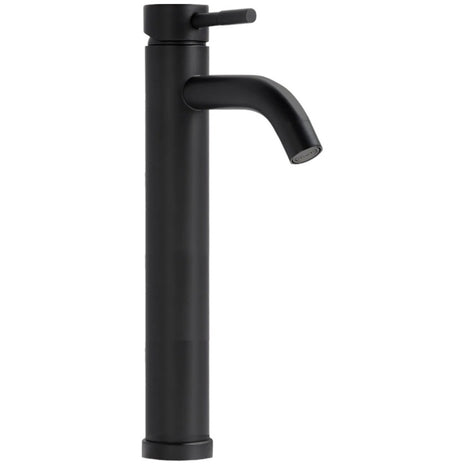 Mengkraan - Wastafelkraan Mat Zwart - Hoog model - 30 cm hoog