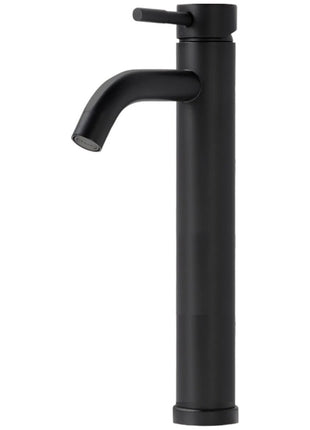 Mengkraan - Wastafelkraan Mat Zwart - Hoog model - 30 cm hoog