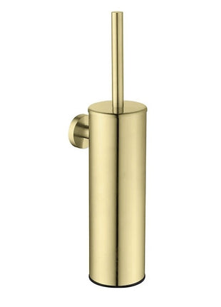 Vtw Living - Toiletborstel Met Houder - Geborsteld Messing Goud - 39 x 8,4 cm