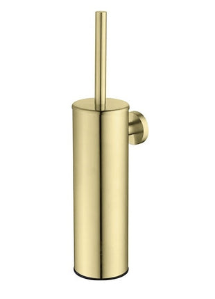Vtw Living - Toiletborstel Met Houder - Geborsteld Messing Goud - 39 x 8,4 cm