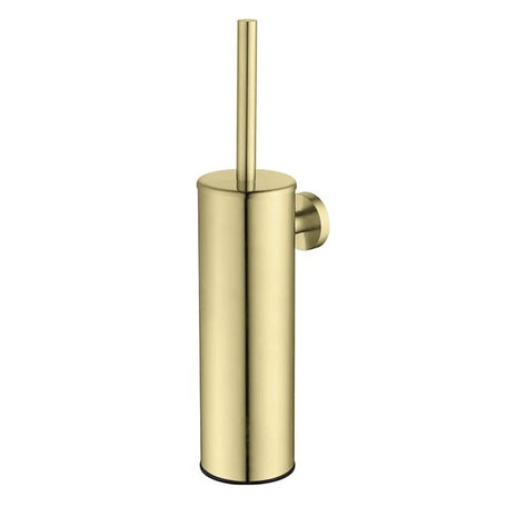 Vtw Living - Toiletborstel Met Houder - Geborsteld Messing Goud - 39 x 8,4 cm