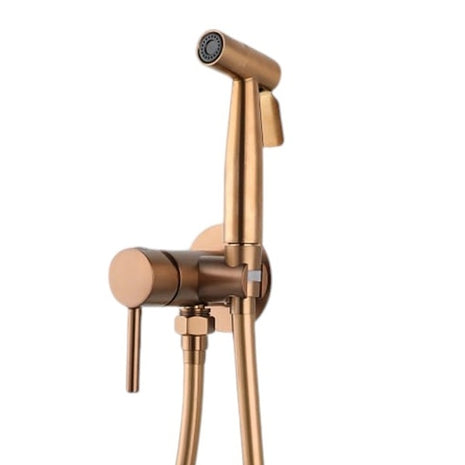 Vtw Living - Bidet - Bidetkraan - Bidetmengkraan - Geborsteld Brons - Warm en Koud Water