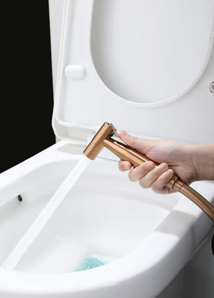 Vtw Living - Bidet - Bidetkraan - Bidetmengkraan - Geborsteld Brons - Warm en Koud Water